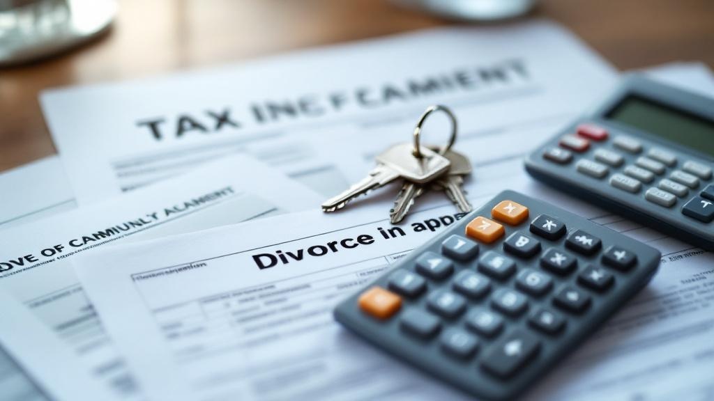 Divorce property sale tax implications documentation