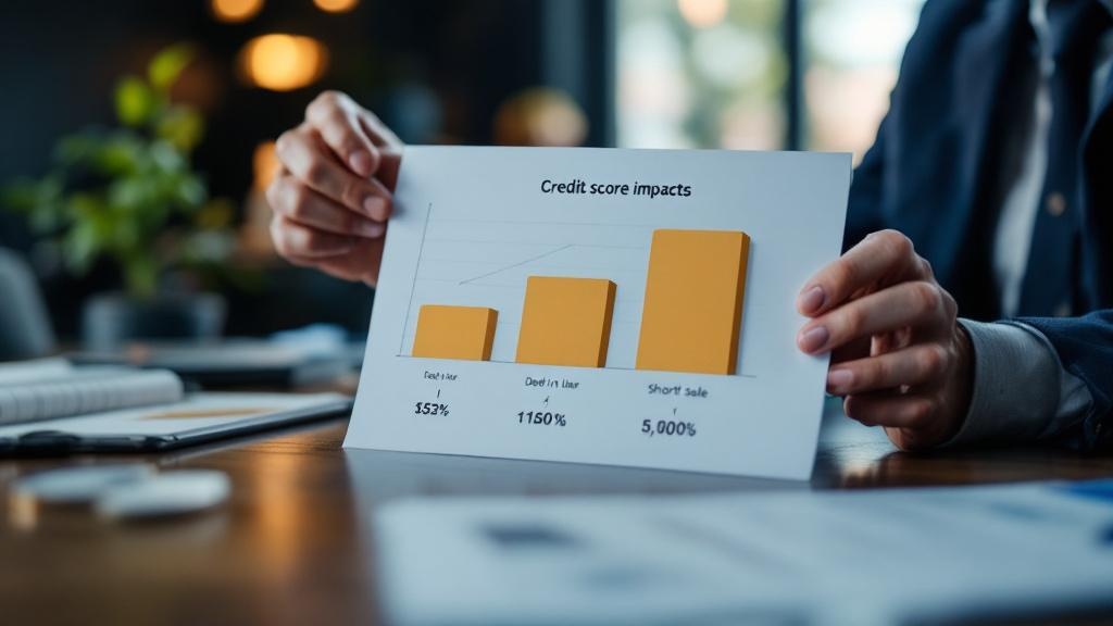 Credit score impact comparison chart for deed in lieu vs other foreclosure alternatives