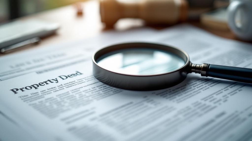 House deed and title documents required for property sale