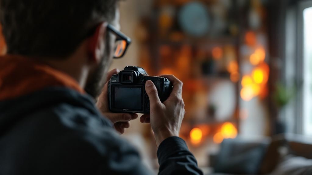 Person documenting fire damage with smartphone for insurance claim