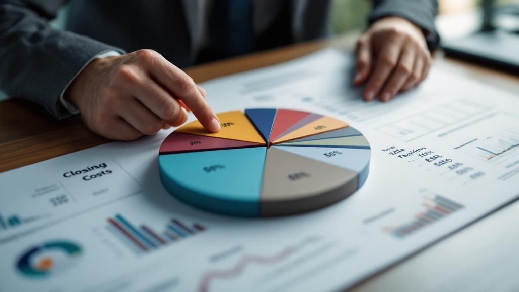 Traditional sale closing costs breakdown showing real estate commissions, fees, and other expenses