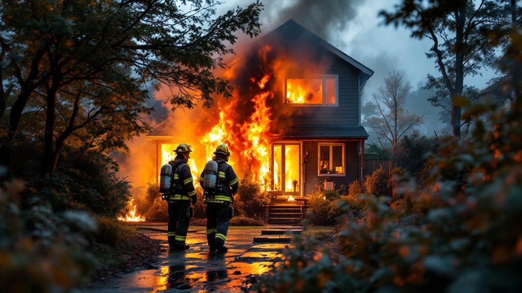 Immediate steps after house fire for insurance claims