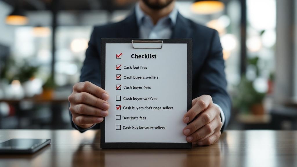 List of fees cash buyers don't charge sellers