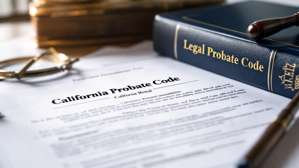 California probate real estate legal documents and code books