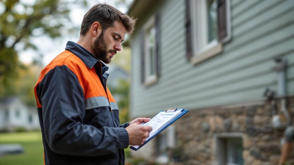 Exterior property inspection checklist assessment for cash buyers