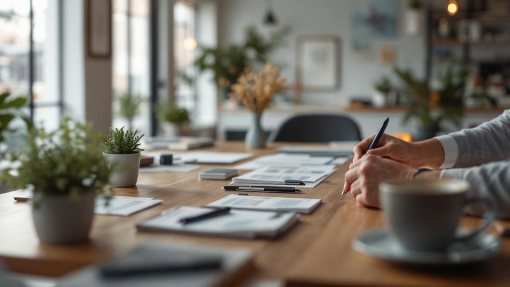 Real estate agent preparing home for showings with staging and professional photography