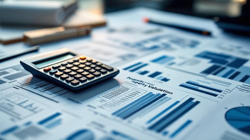 Real estate valuation documents with calculator showing ARV calculations for fixer upper property