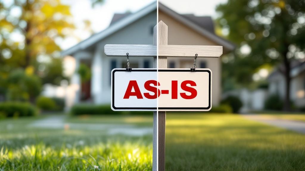 Comparison of traditional home sale vs as-is property sale